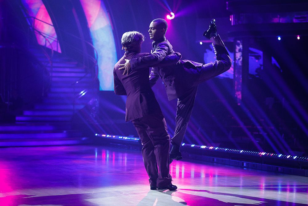Layton Williams and Nikita Kuzmin perform an Argentine Tango in Strictly final
