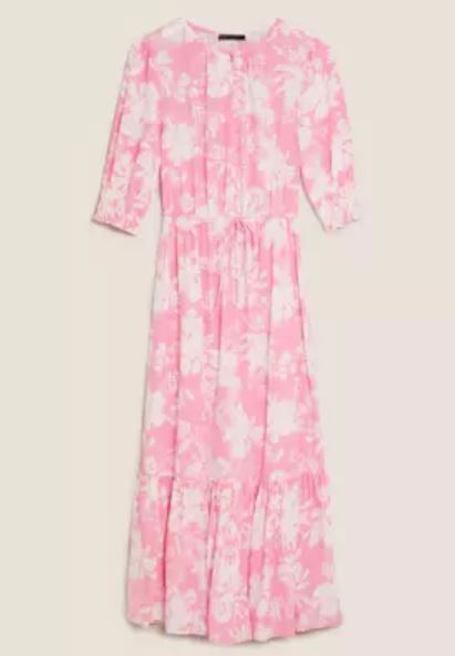 floral midaxi dress m and s