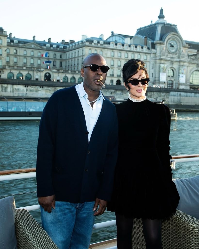 Kris Jenner and Corey Gamble in Paris