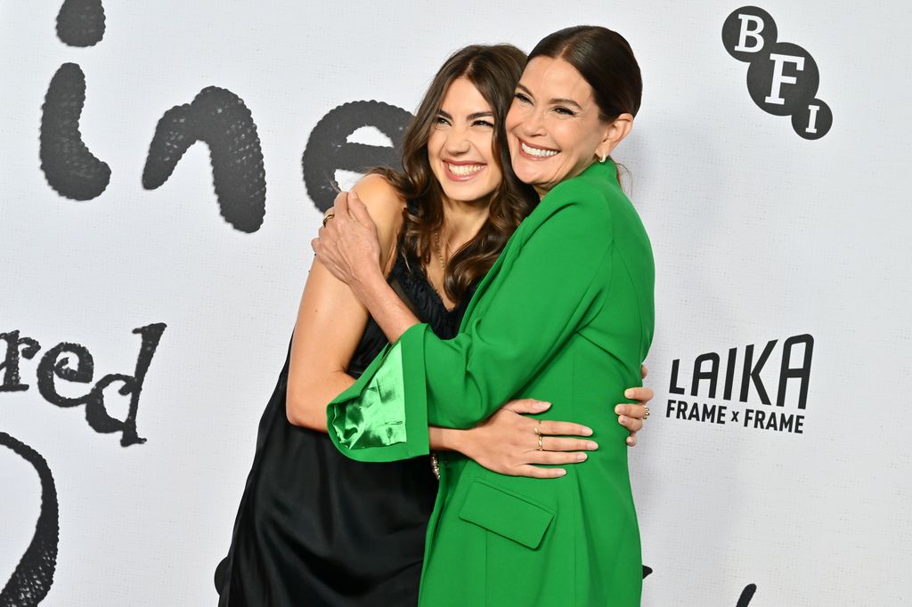 Emerson Tenney and Teri Hatcher attend the World Premiere of "Coraline" 