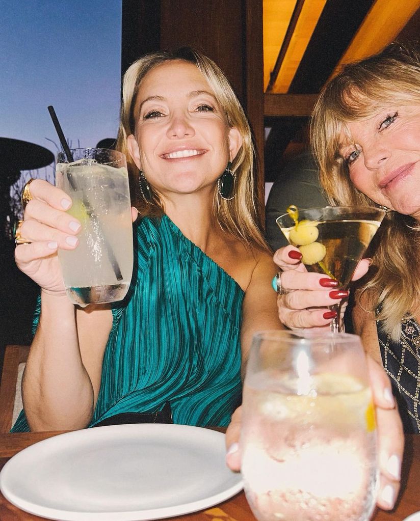 Photo shared by Kate Hudson on Instagram featuring her mom Goldie Hawn from her brother Oliver Hudson's 48th birthday celebrations on September 7, 2024