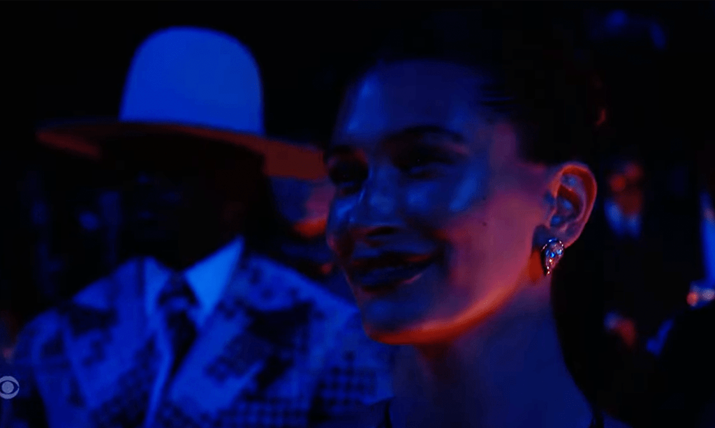 Hailey Bieber at the Grammys