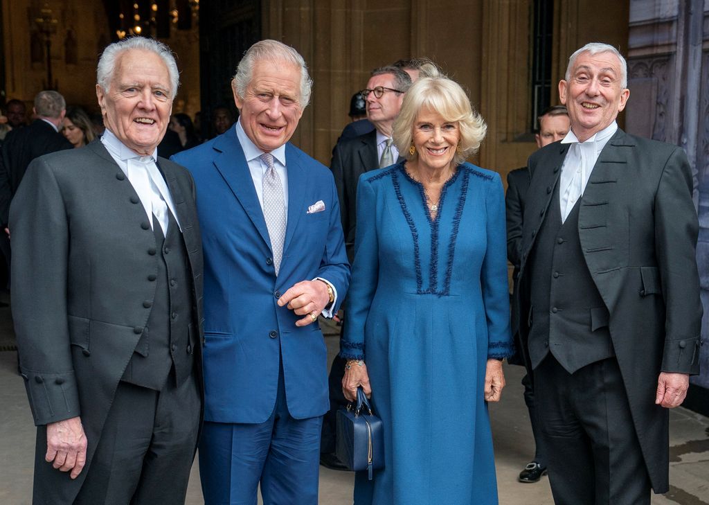 The King and Queen Consort attended a coronation reception at the Palace of Westminster on Tuesday