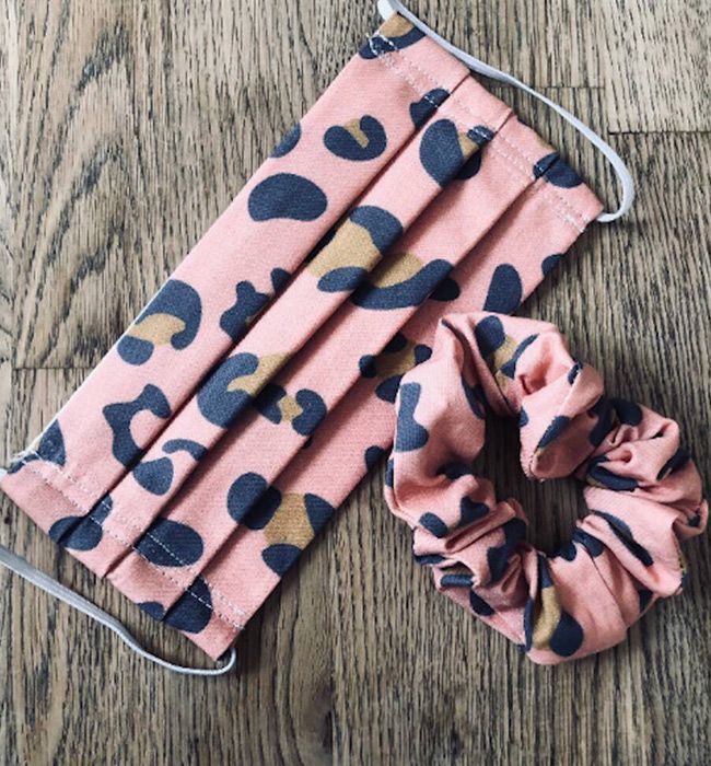 leopard print scrunchie