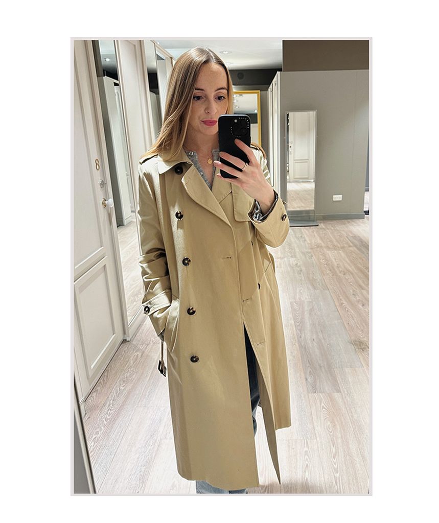 I tried Marks & Spencer's lookalike trench coat
