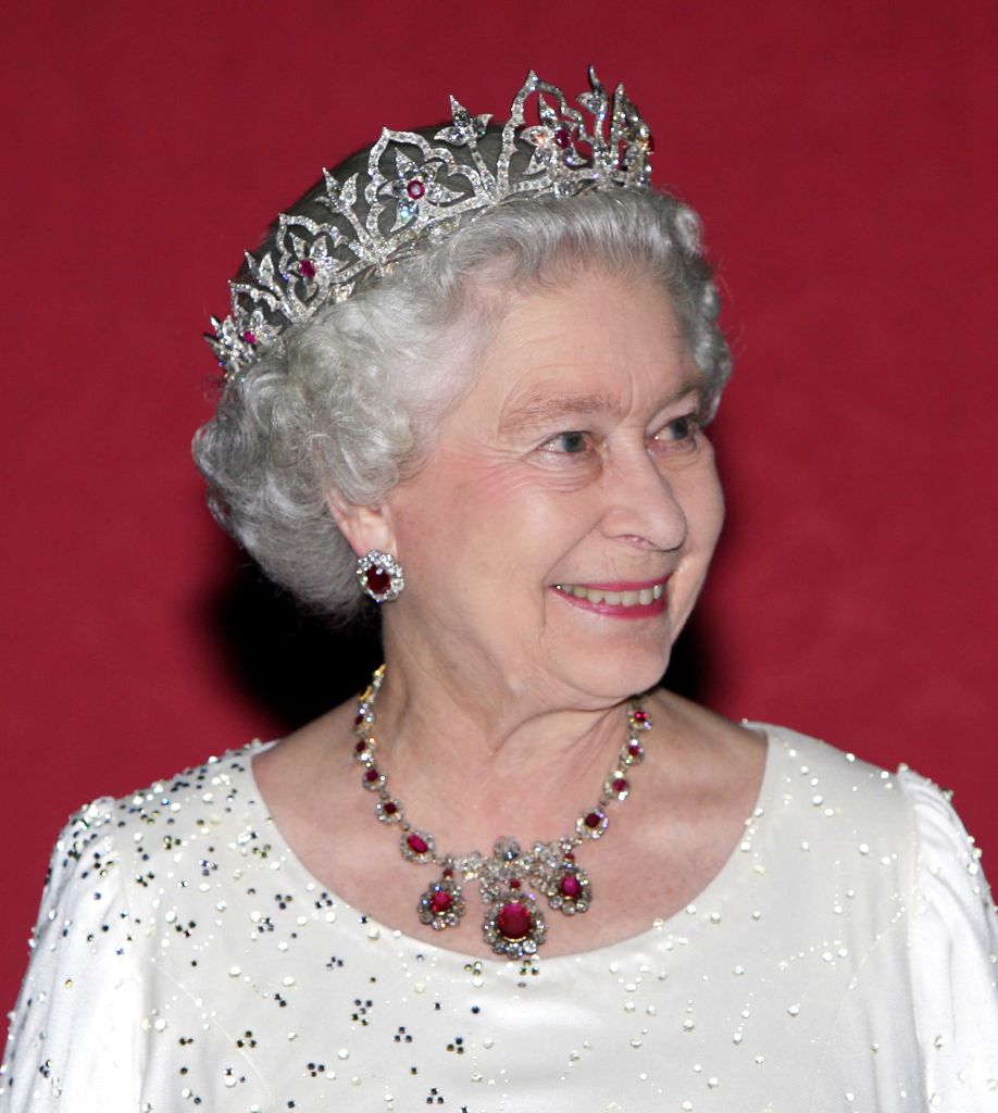 Queen Elizabeth II wearing the Oriental Circlet tiara