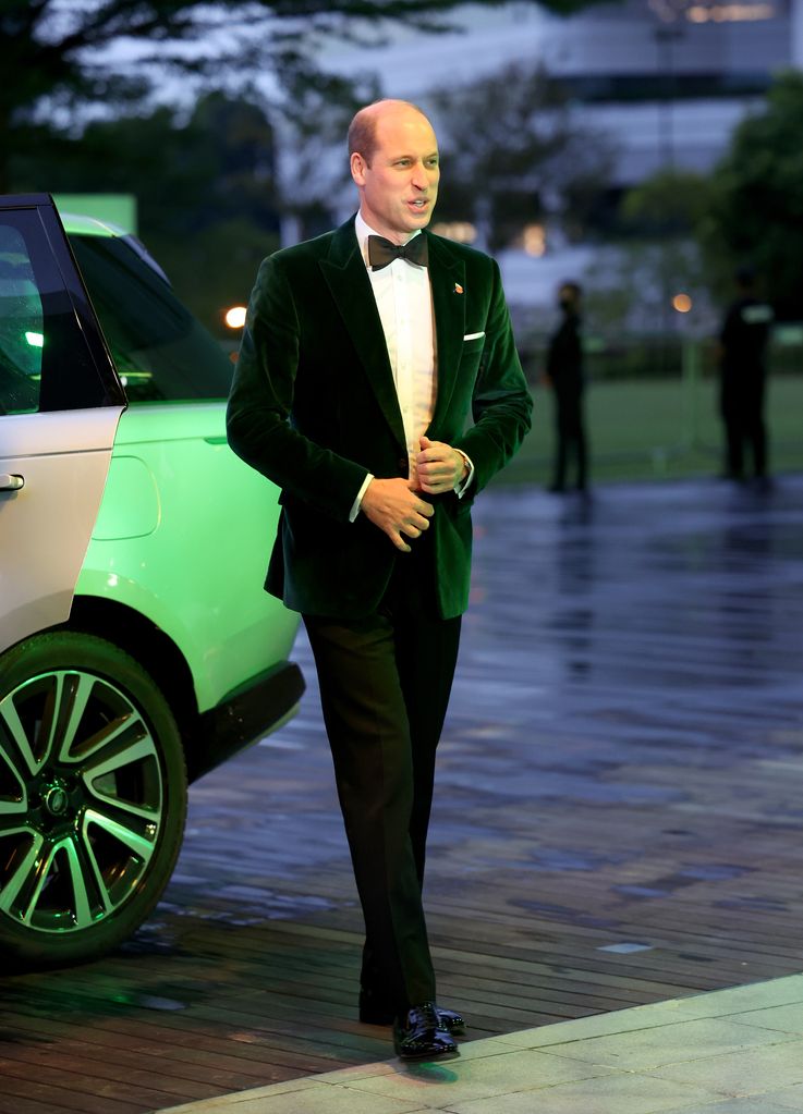 The Prince arriving at the 2023 Earthshot Prize Awards Ceremony
