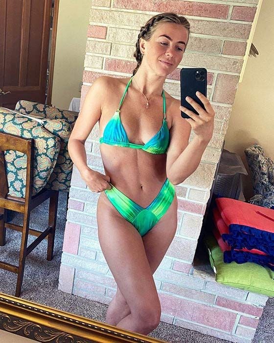 julianne hough green bikini