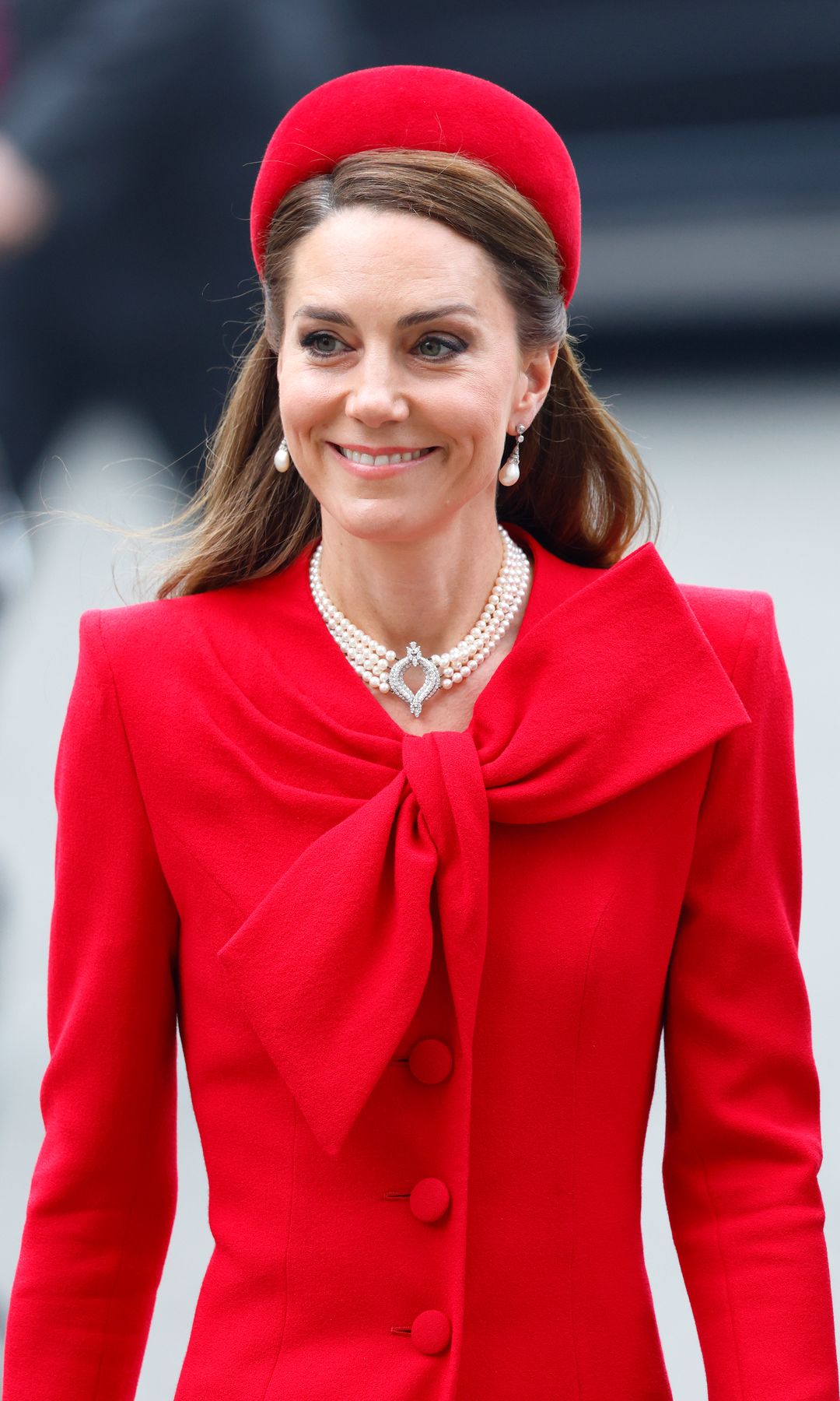 The Princess of Wales attends the annual Commonwealth Day Service of Celebration at Westminster Abbey on March 10, 2025 in London, England