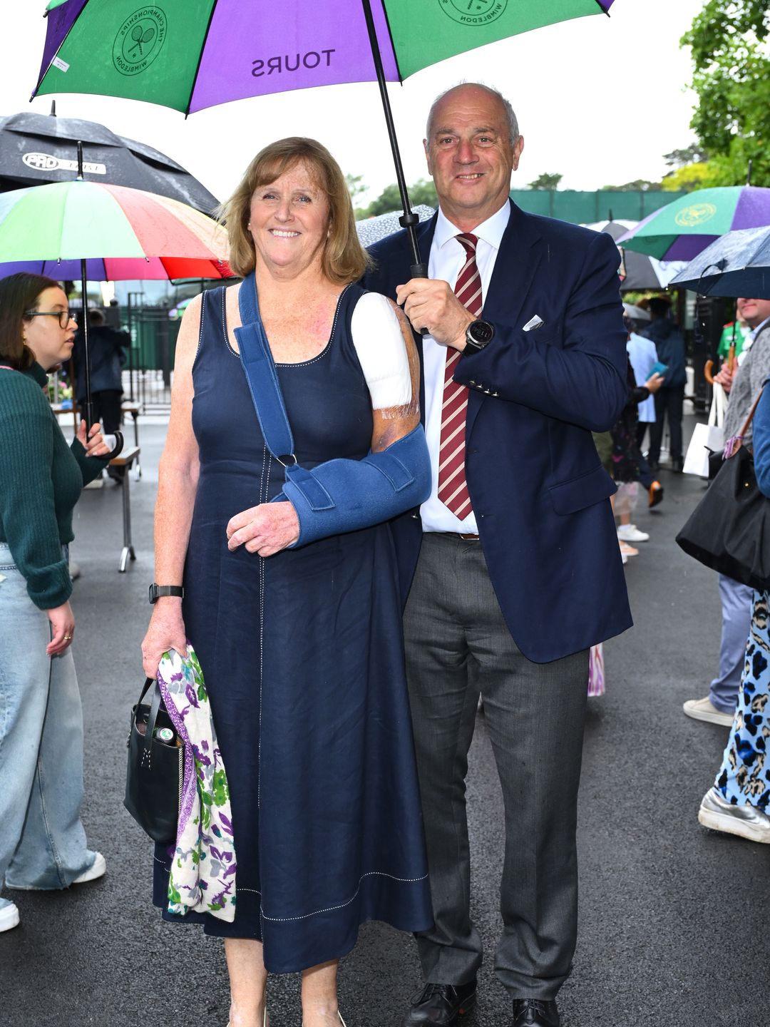 Ann and steve redgrave at wimbledon