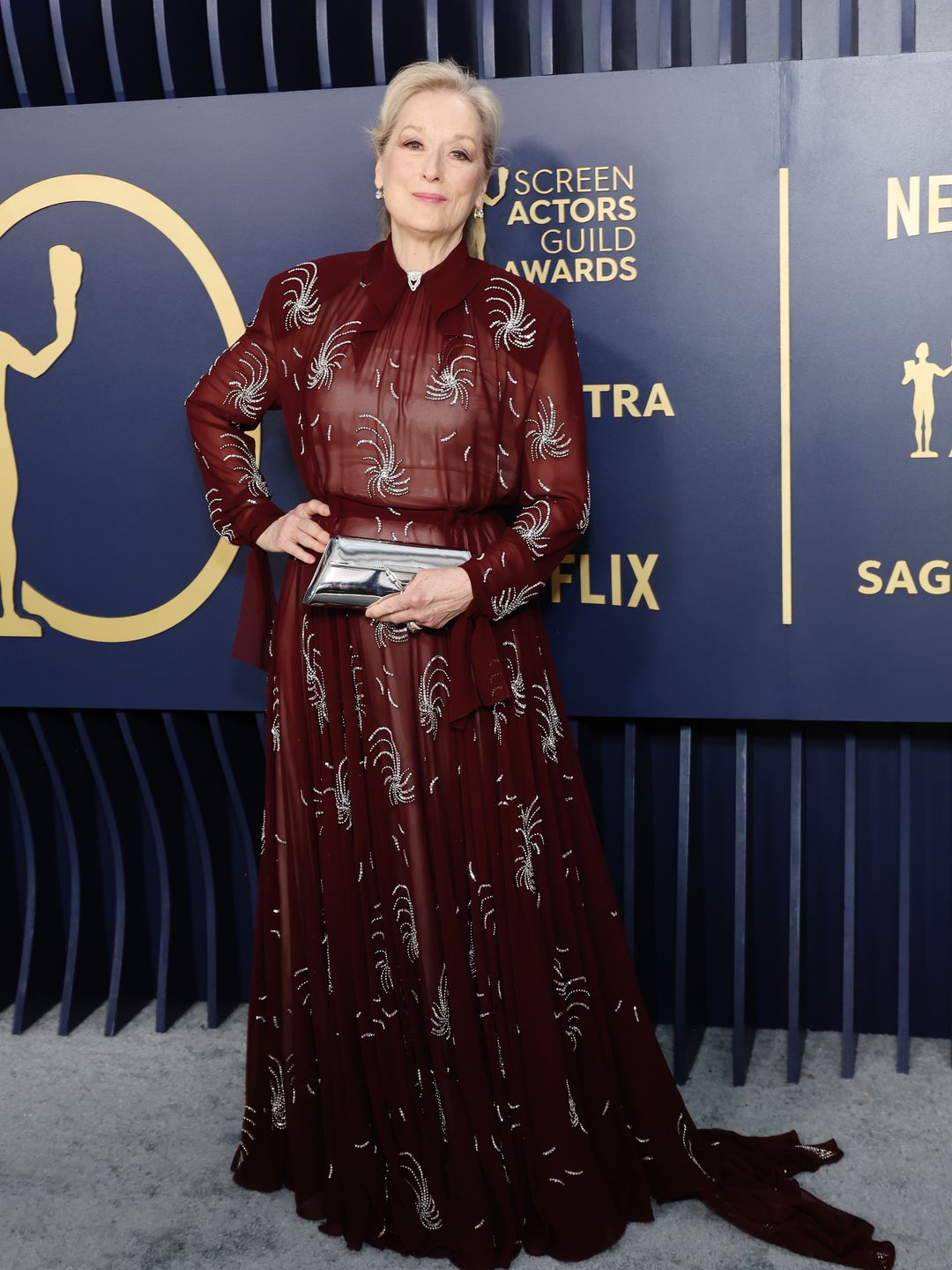 Meryl Streep attends the 30th Annual Screen Actors Guild Awards