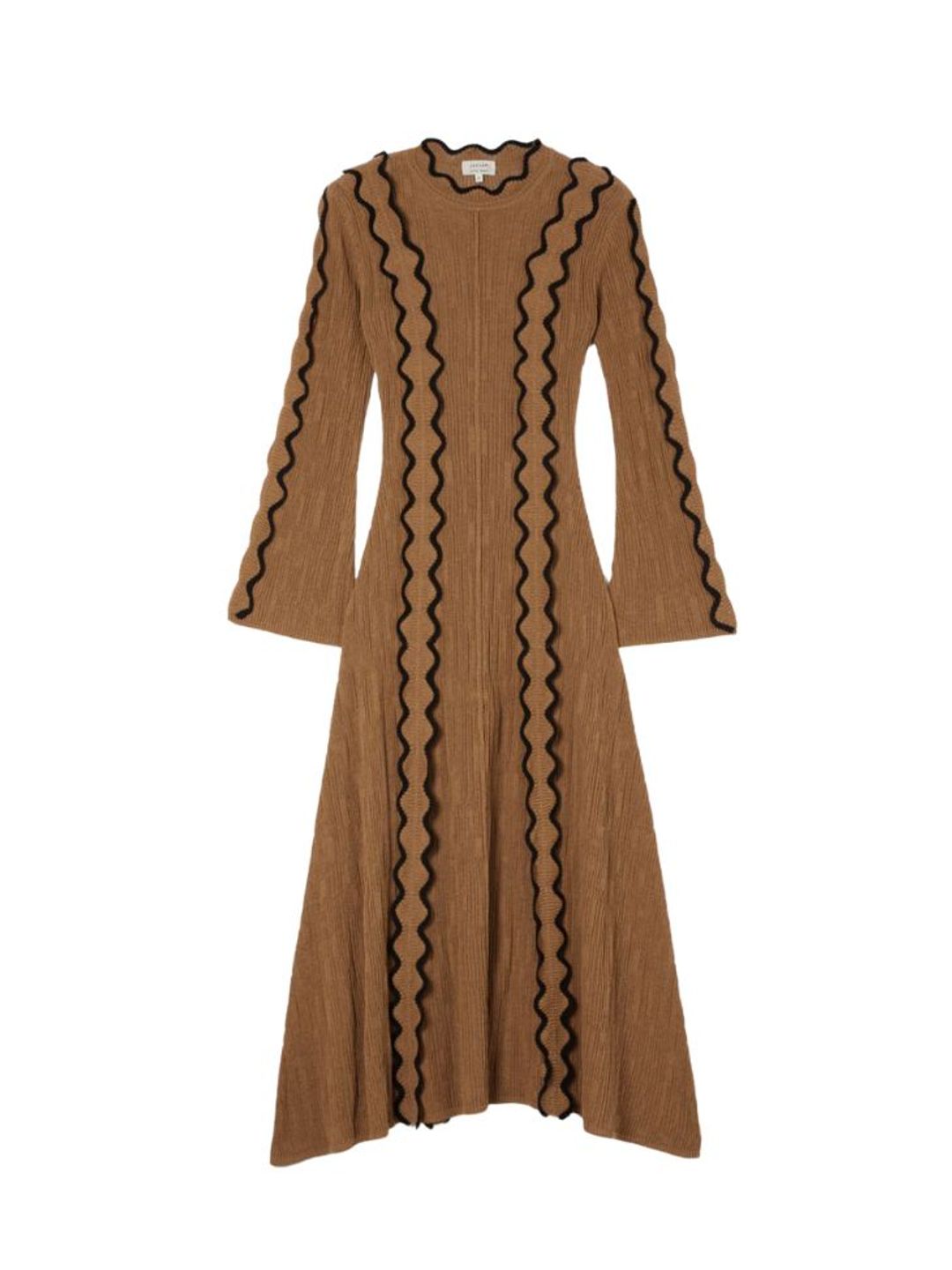 Jigsaw brown midi dress 