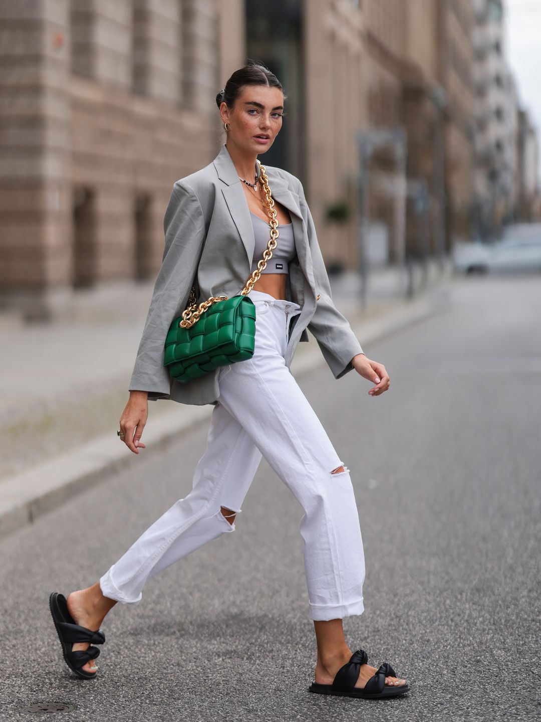 What to wear with white jeans this season | HELLO!