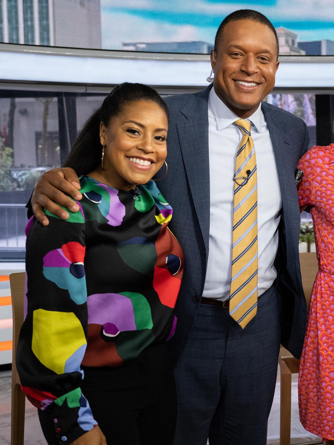 Craig and Sheinelle smiling in the Today Show studio