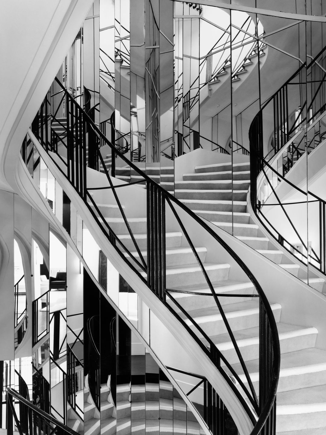 Gabrielle Chanel's mirrored staircase 