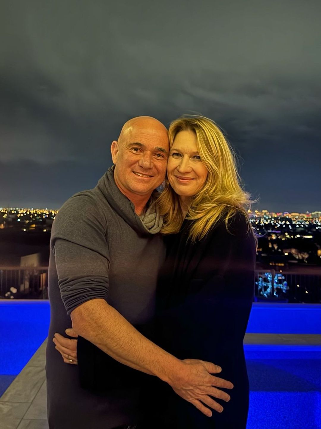 Andre Agassi shared this adorable photo to usher in 2024