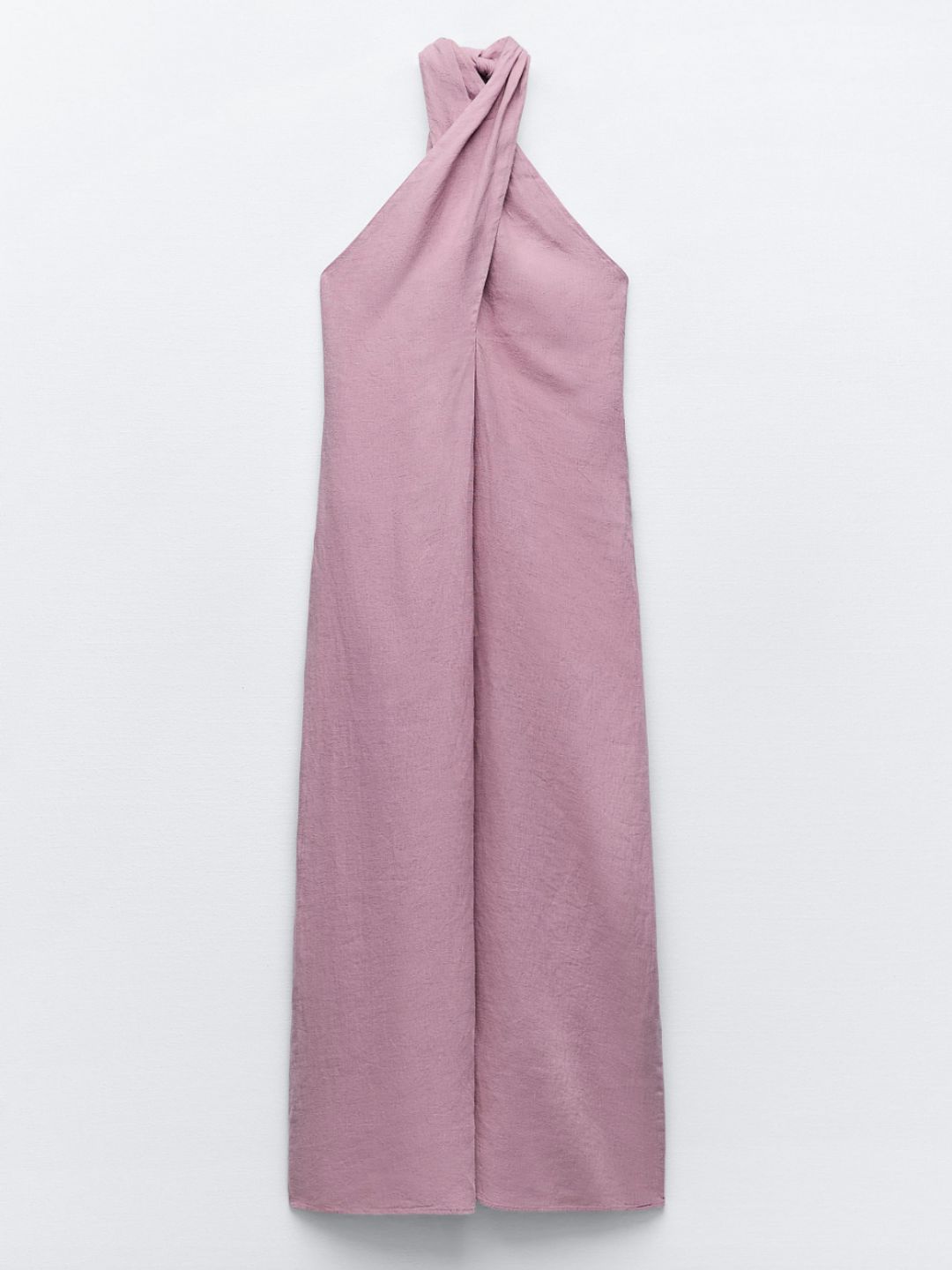 Linen Halterneck Dress – Zara 