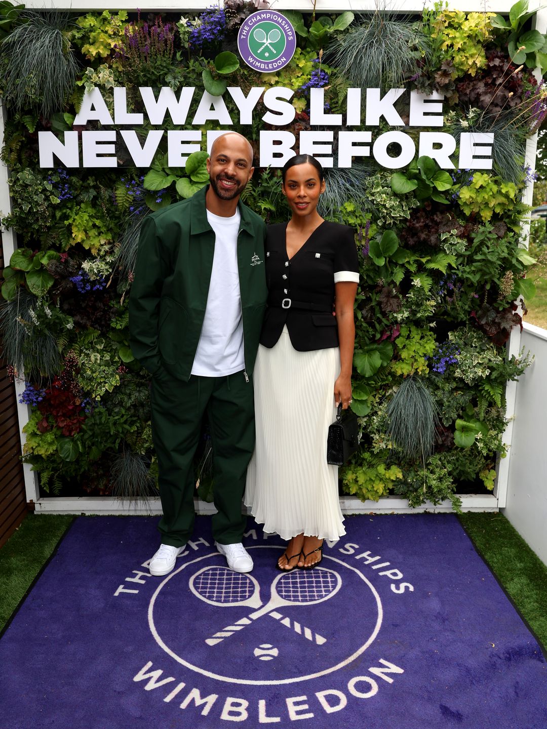 rochelle humes and marvin at wimbledon