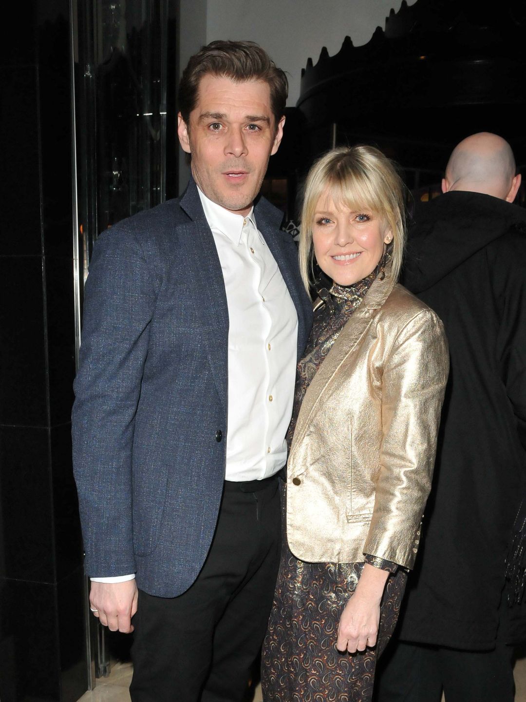 Kenny Doughty and Ashley Jensen at
The Radio Times Covers Party at Claridge's Hotel