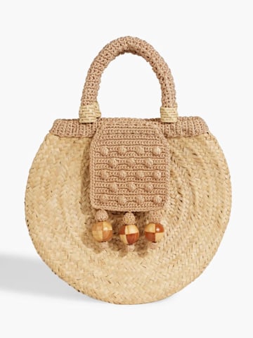 Carnaúba XL crochet and Faux Raffia Tote - Catarina Mina 