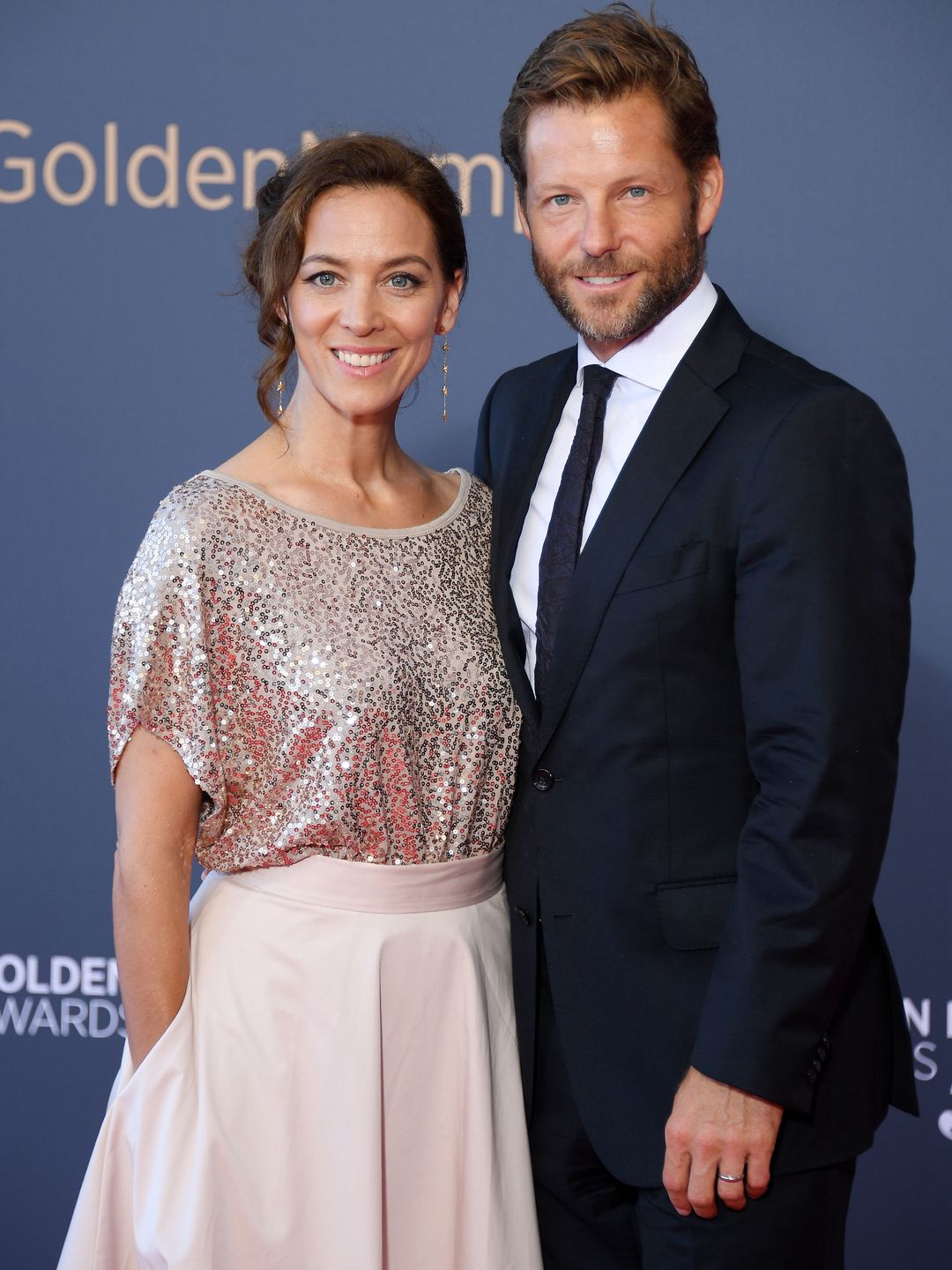 Kerry Norton and Jamie Bamber at TV Festival