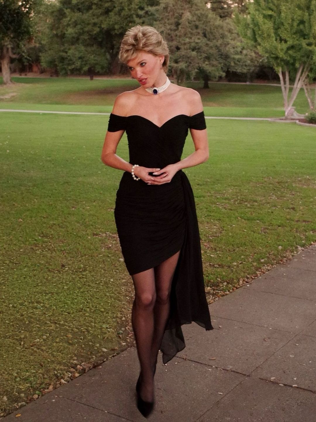 elsa hosk as princess diana