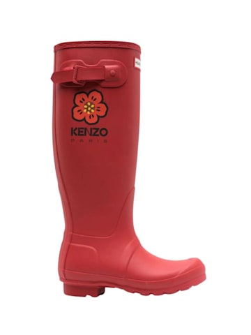 Kenzo red wellies 