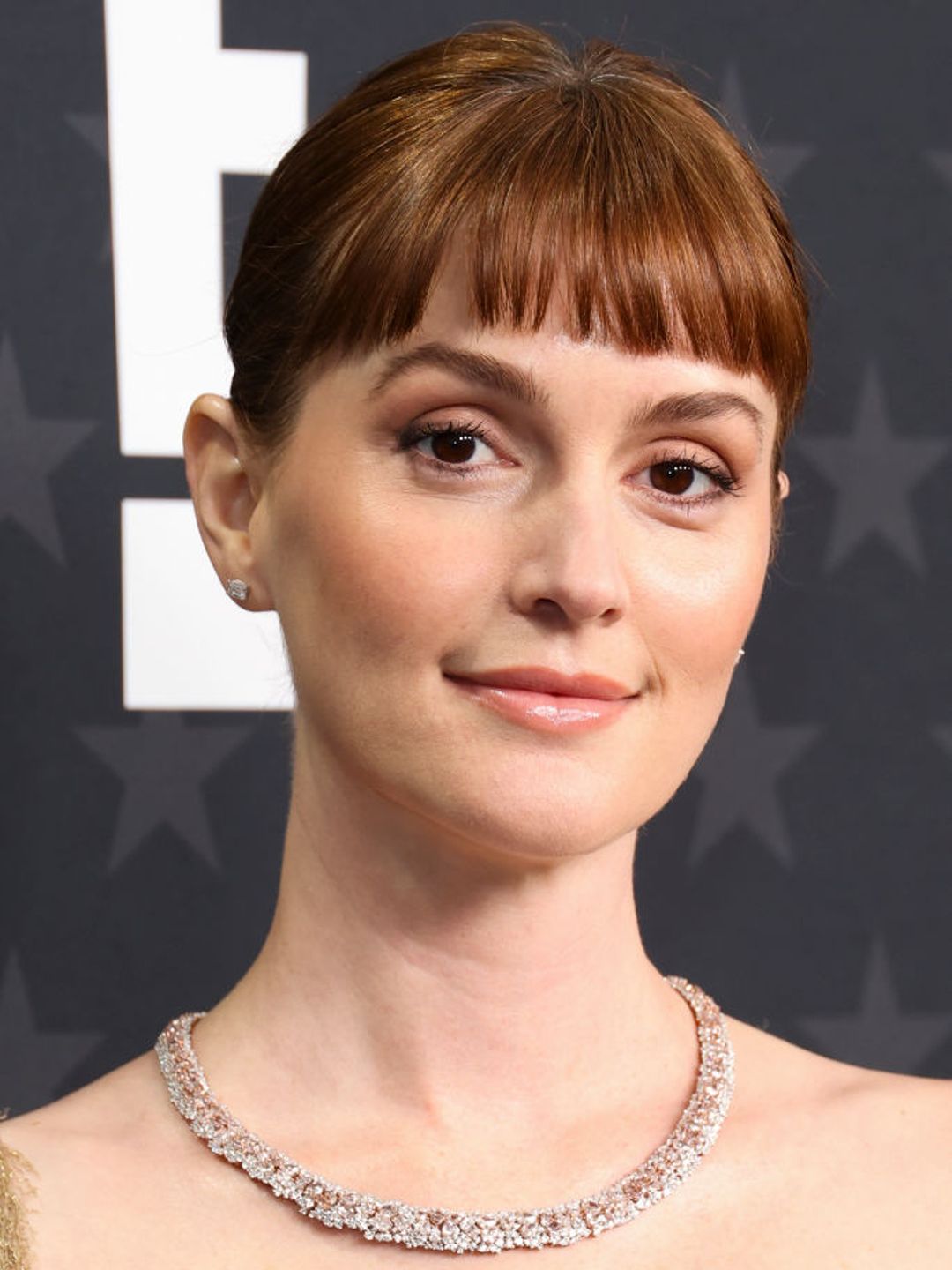 Leighton Meester - Audrey Hepburn inspired Fringe 