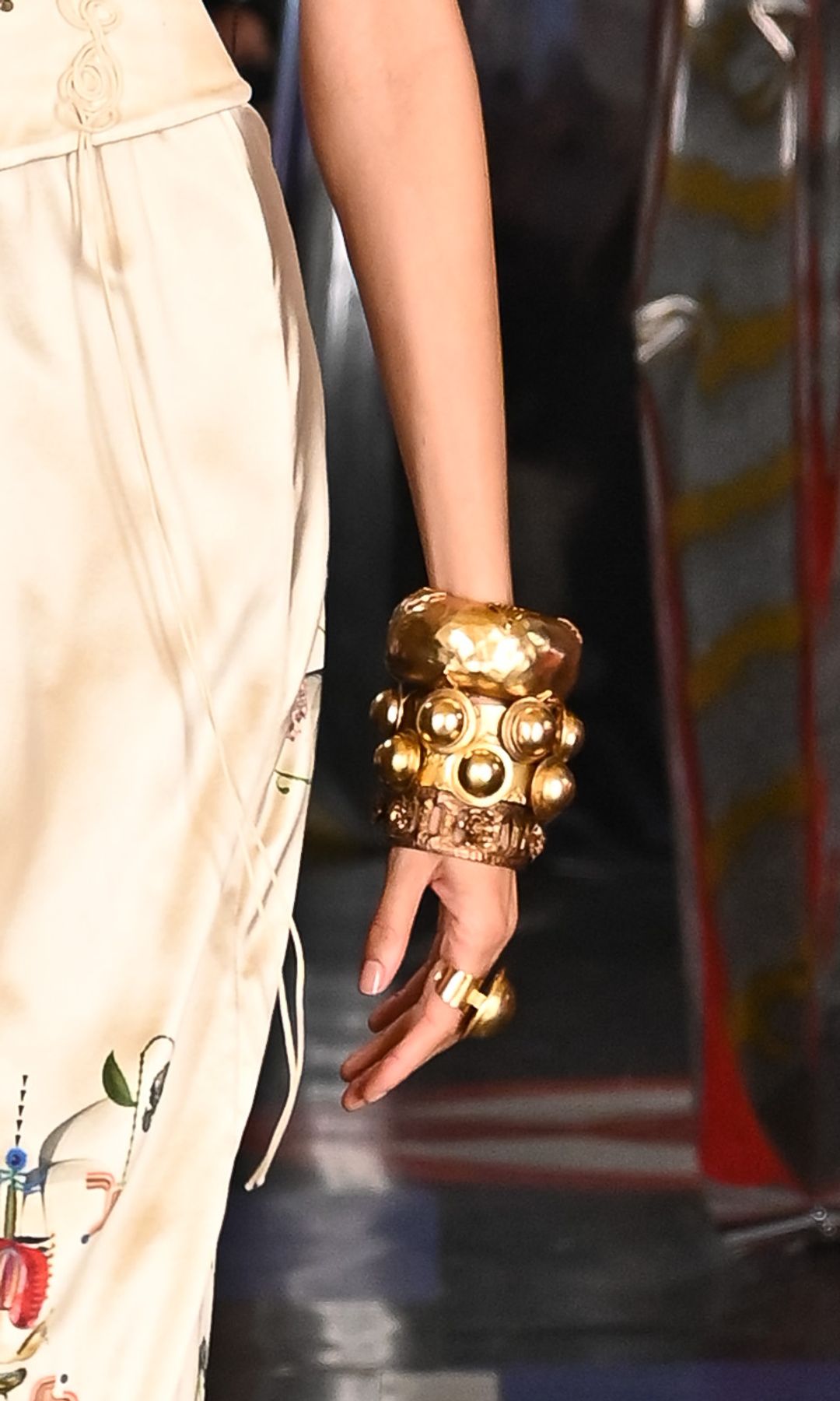 Model walks the runway at the AK|OK SS26 show during London Fashion Week on September 22, 2025 in London, England.

Photo Credit: Dave Benett