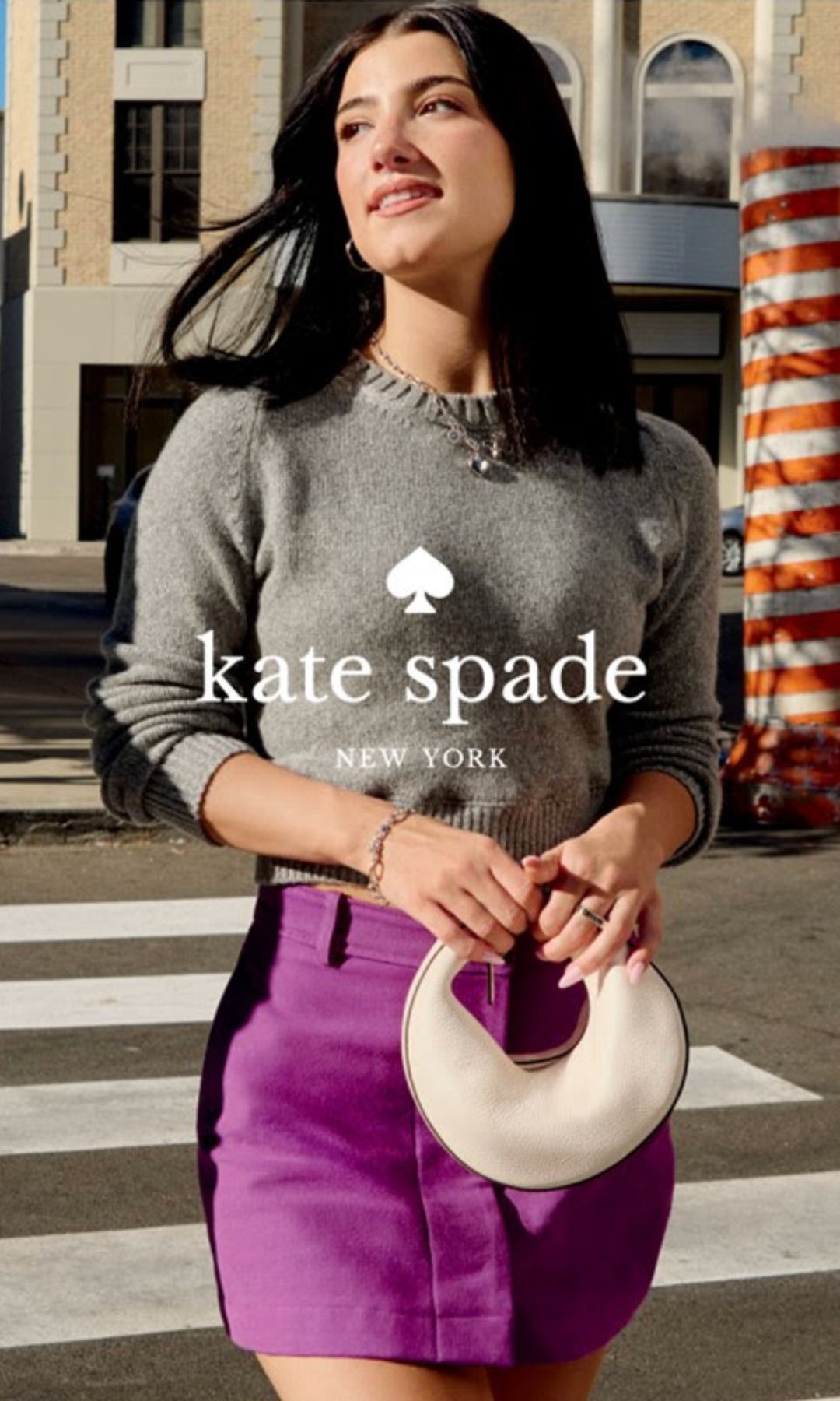 charli d'amelio for kate spade