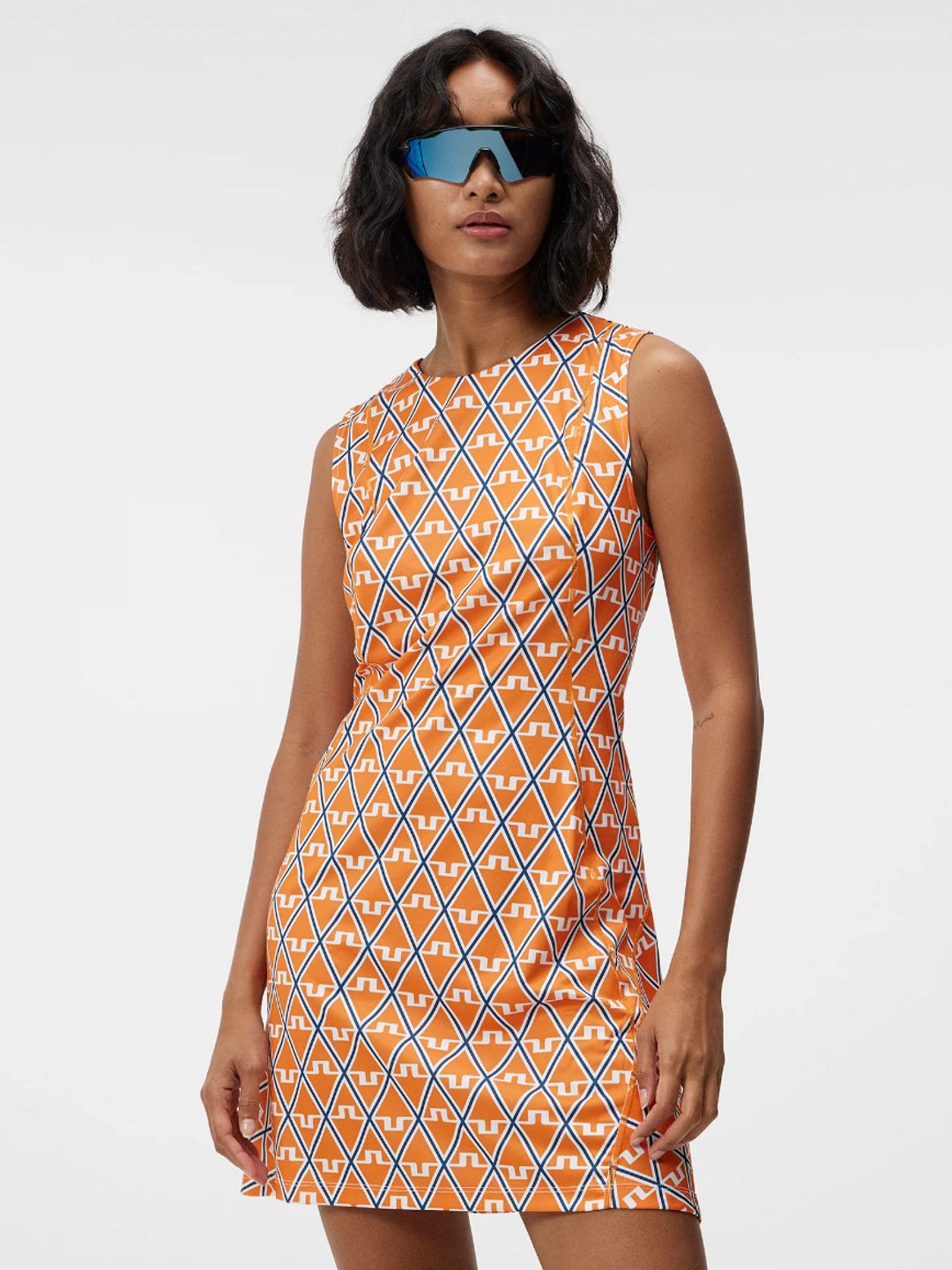 Helena Print Dress Exuberance Diamond - J.Lindeberg 