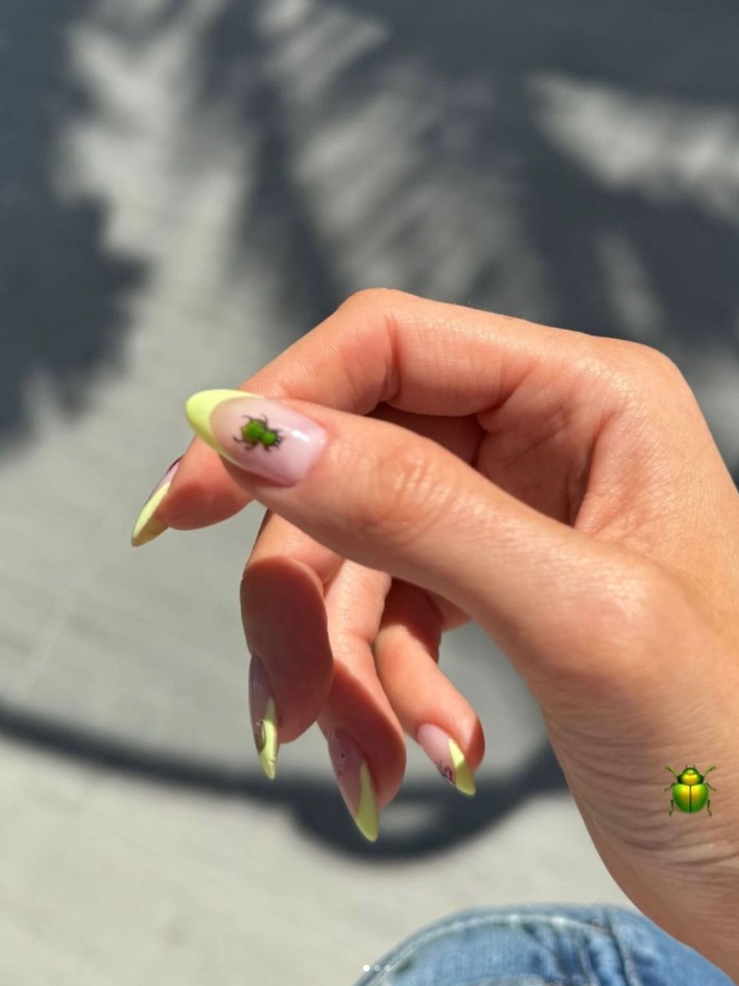 Kylie's insect nails