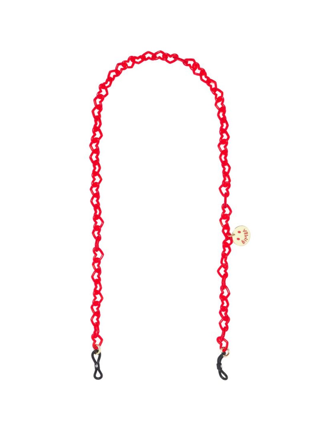 Red hearts glasses chain