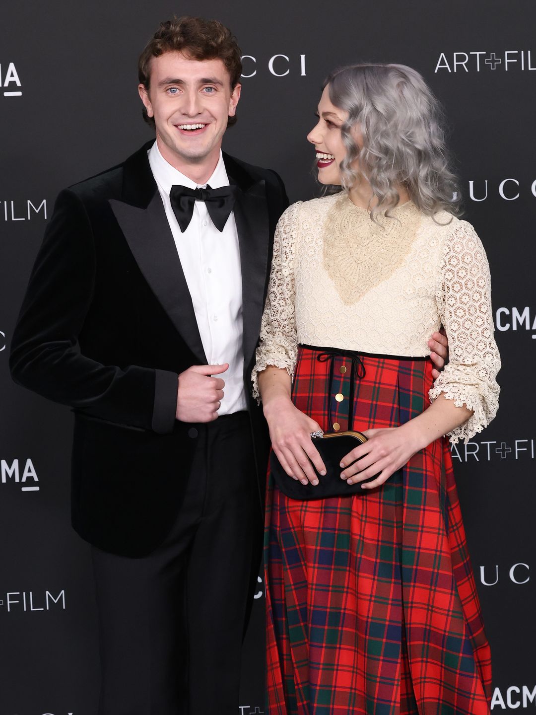 Paul Mescal and Phoebe Bridgers on the red carpet in 2021