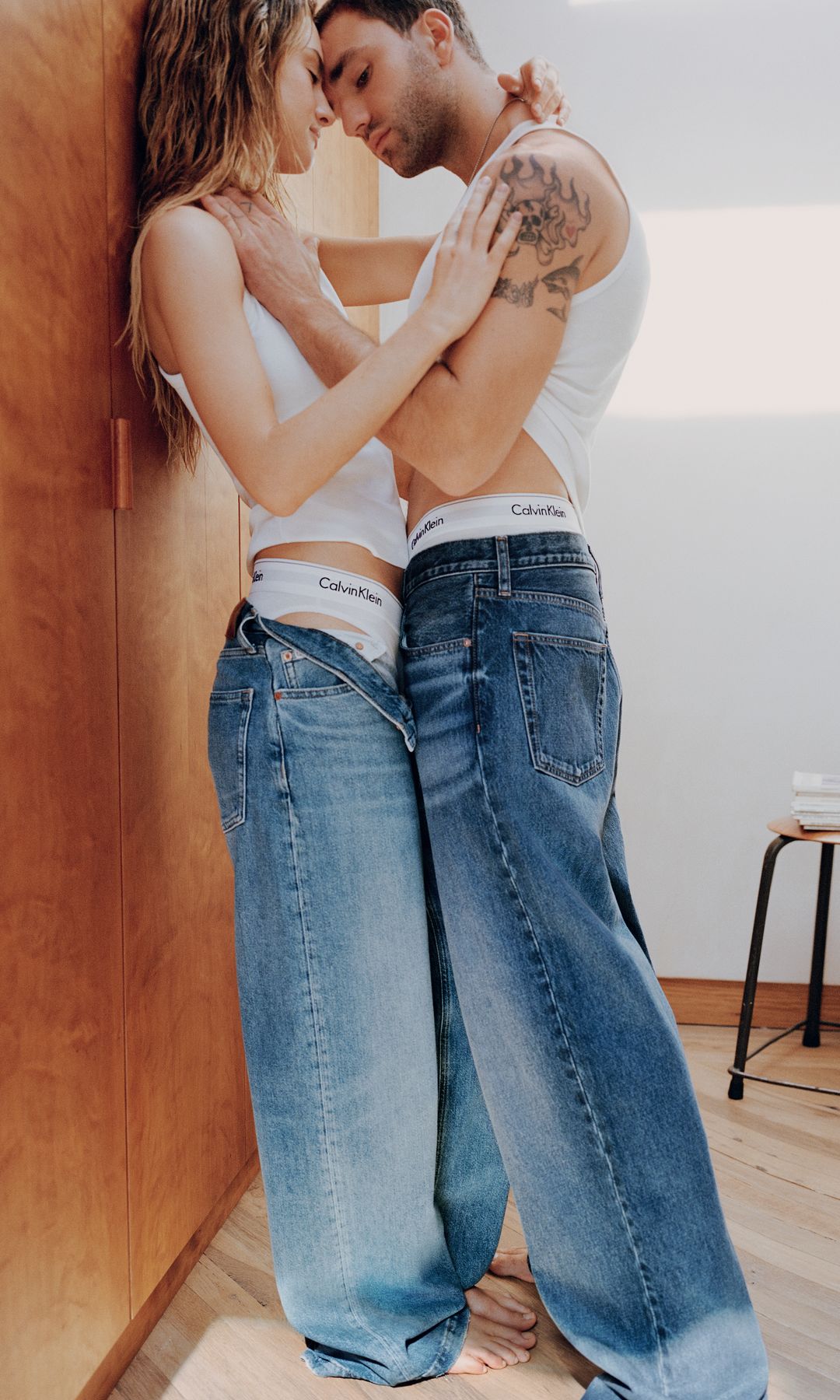 Grace Van Patten and Jackson White for Calvin Klein 