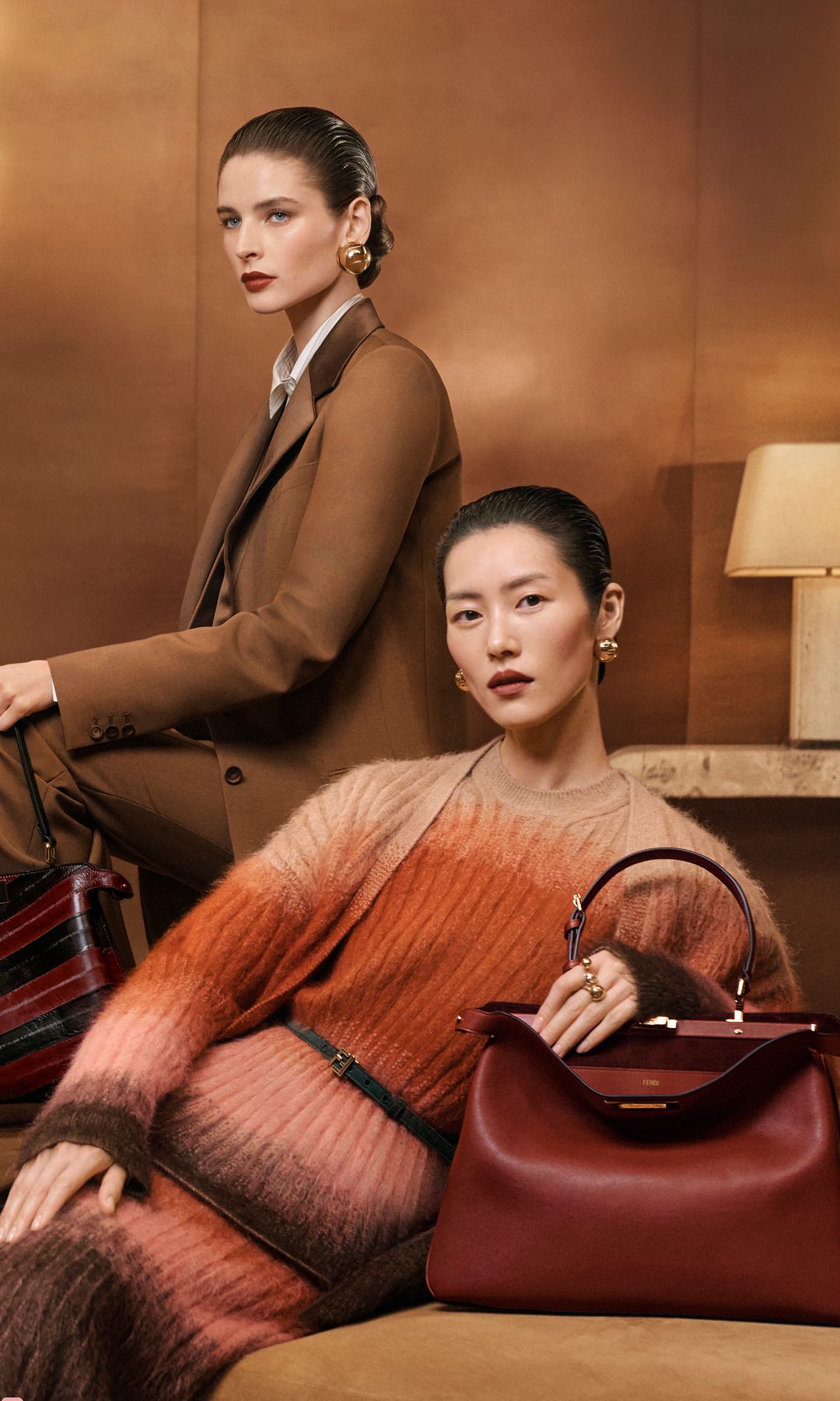 models for fendi campaign