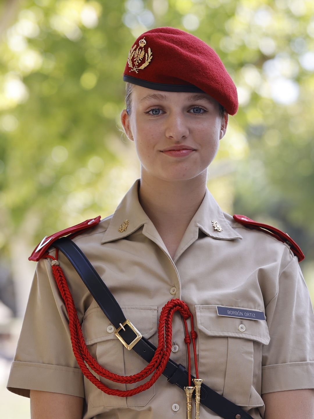 Princess Leonor in military uniform