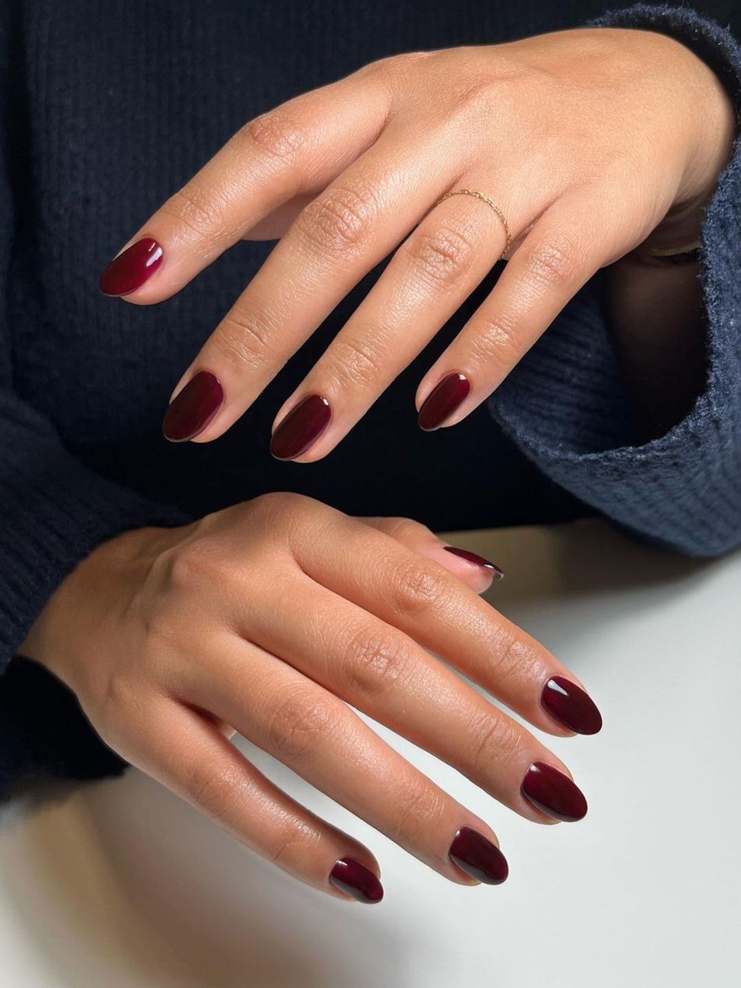 Mulled wine nails 