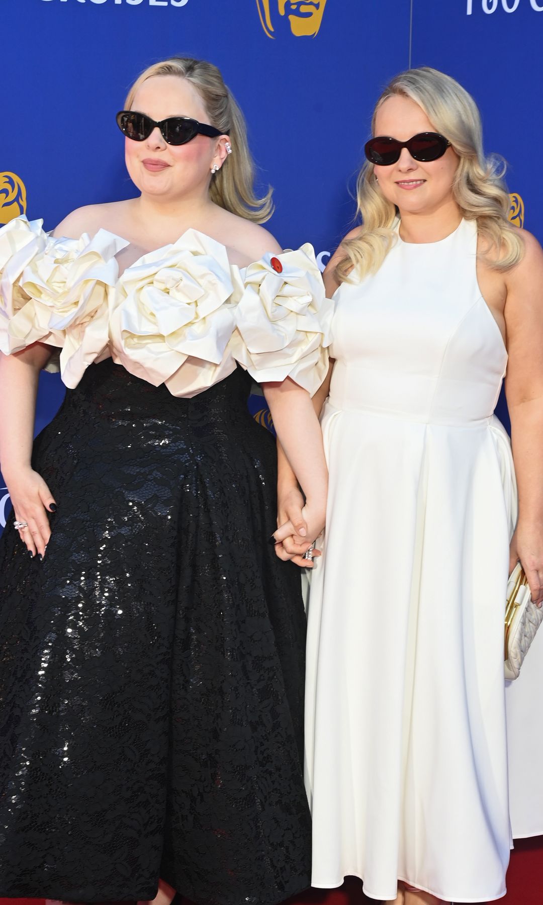 Nicola Coughlan and Clodagh Coughlan attend the 2025 BAFTA Television Awards With P&O Cruises at The Royal Festival Hall on May 11, 2025 in London, England