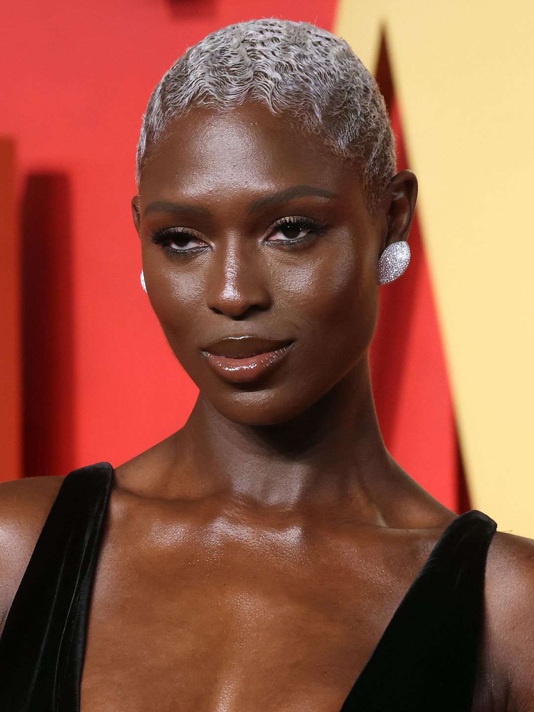 Jodie Turner-Smith with finger waves 