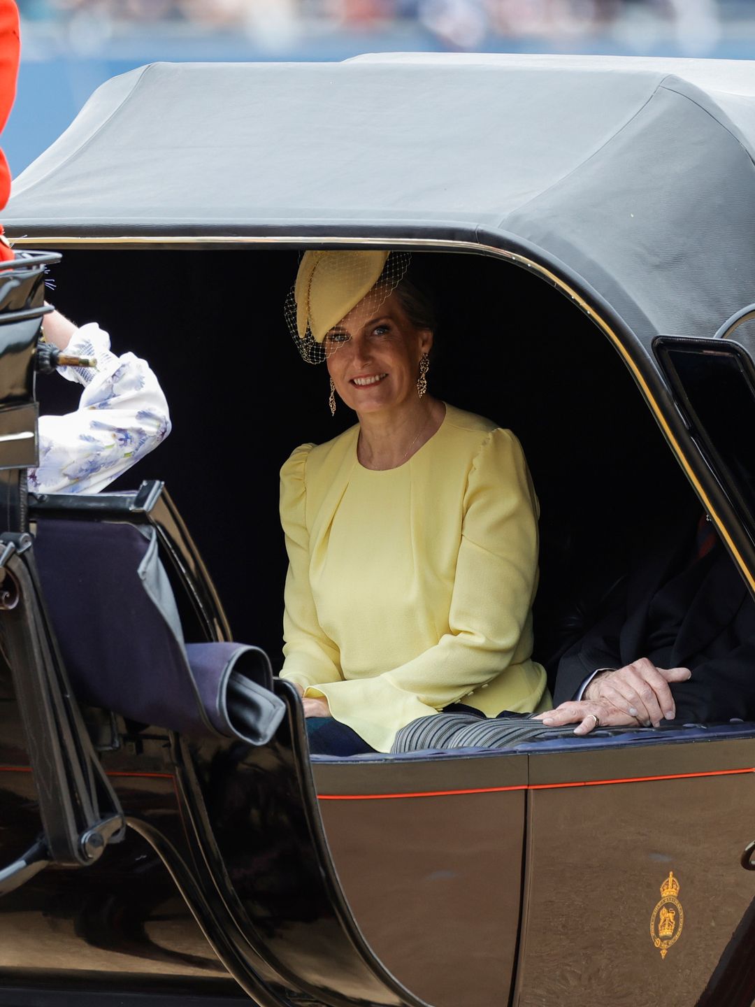 The Duchess of Edinburgh in carriage