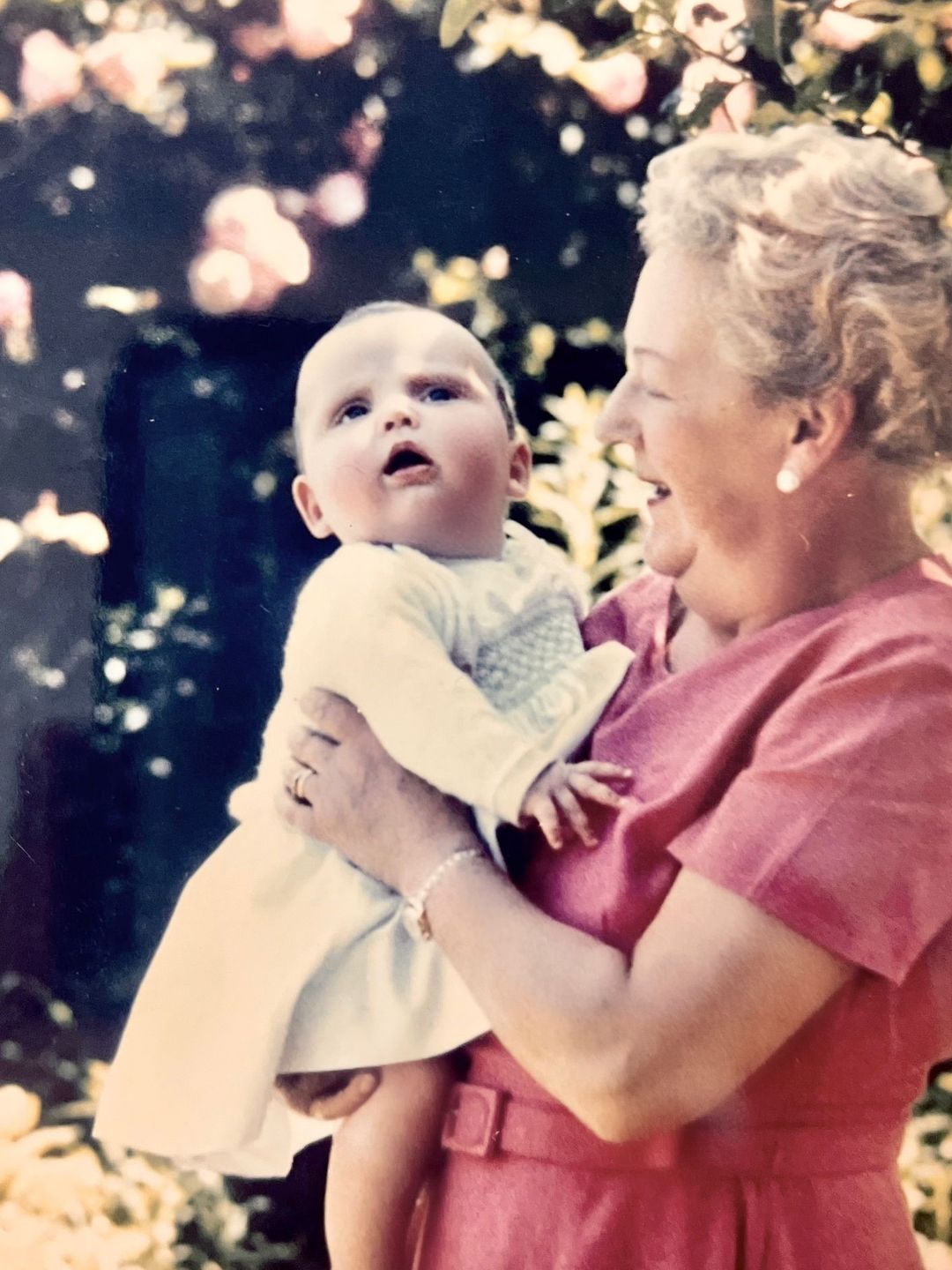 Samantha with her adoptive grandmother