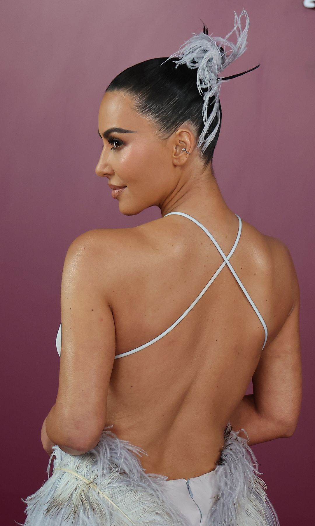 Kim Kardashian attends the red carpet for the series 'All's Fair' by Disney+ at Teatro Copacabana Palace on November 10, 2025 in Rio de Janeiro, Brazil.