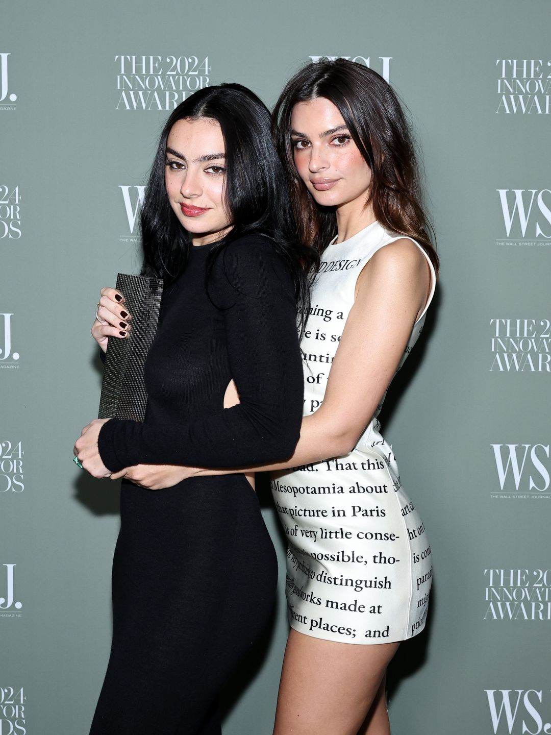 The model was joined by stars including Charli XCX