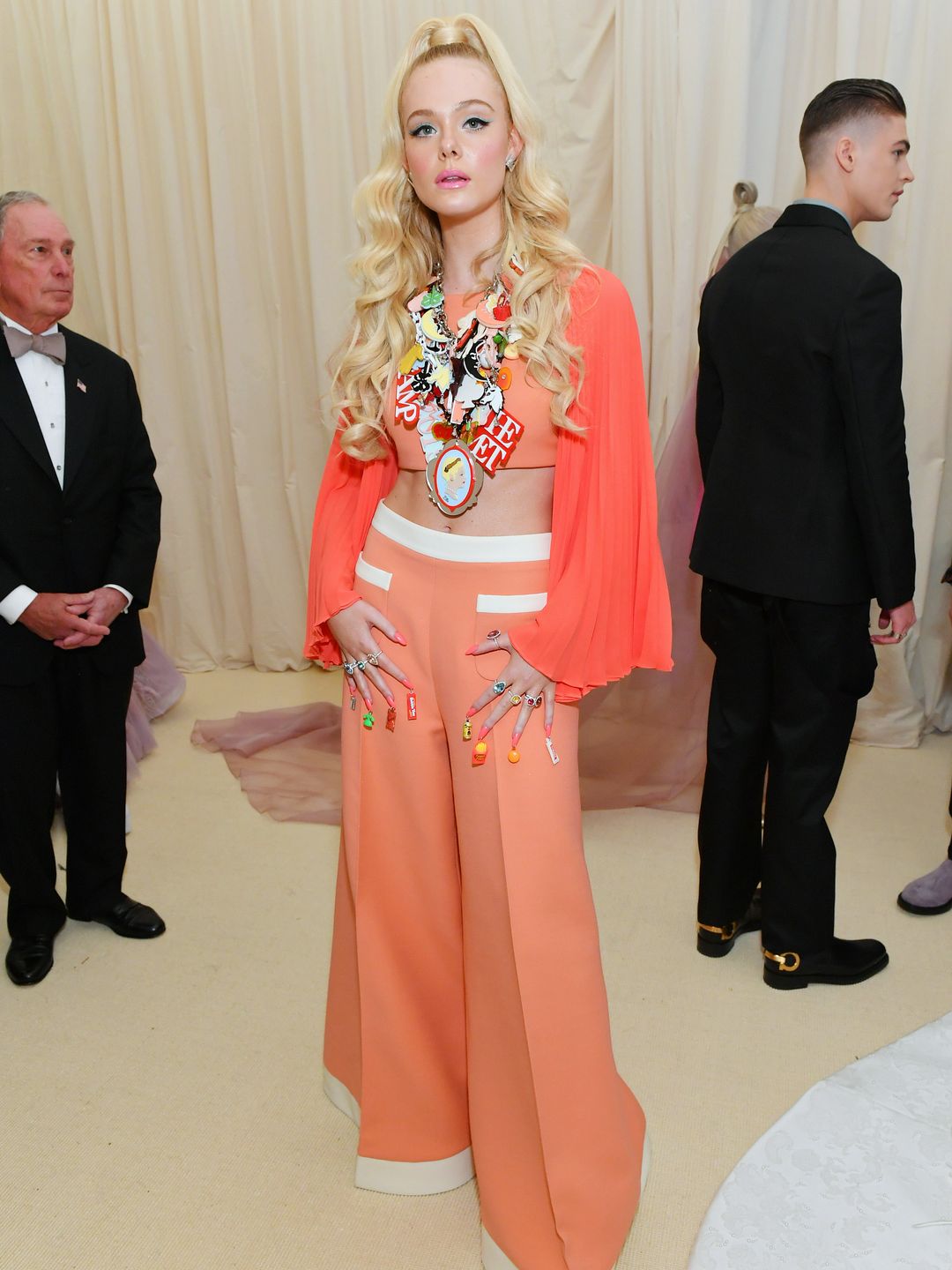 Elle fanning in Miu Miu set