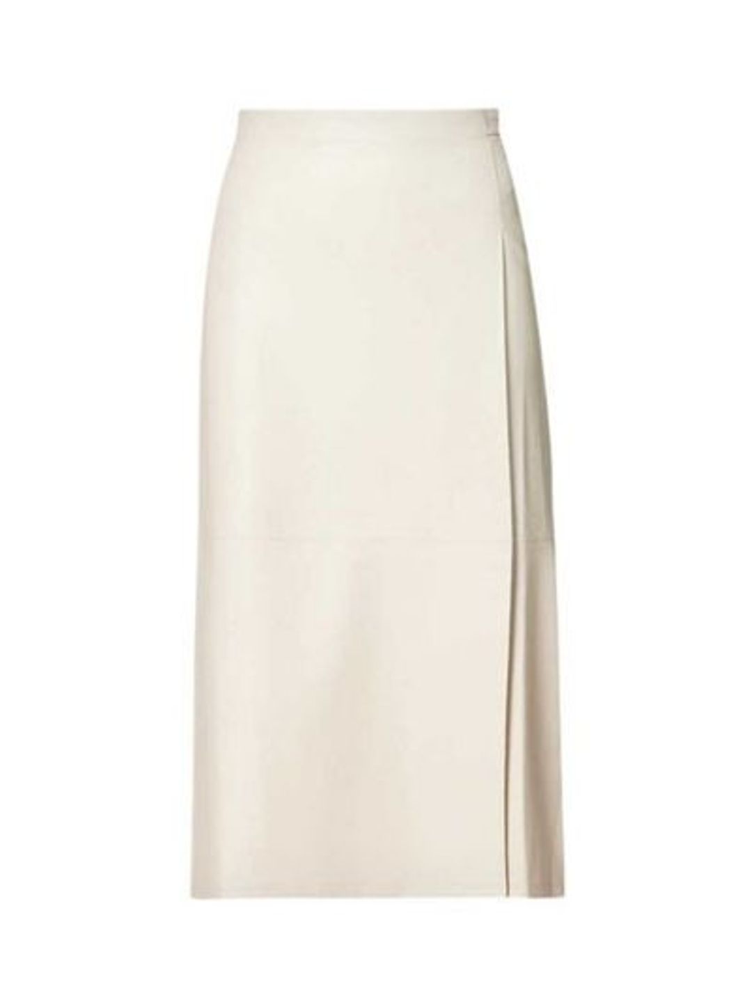 Max Mara cream midi skirt 