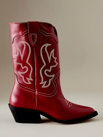 Red cowboy boots 