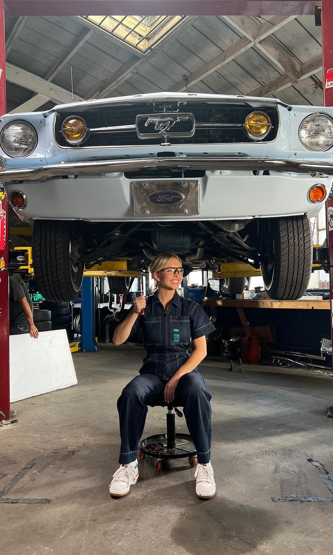 Sydney Sweeney often posts about cars on her Instagram