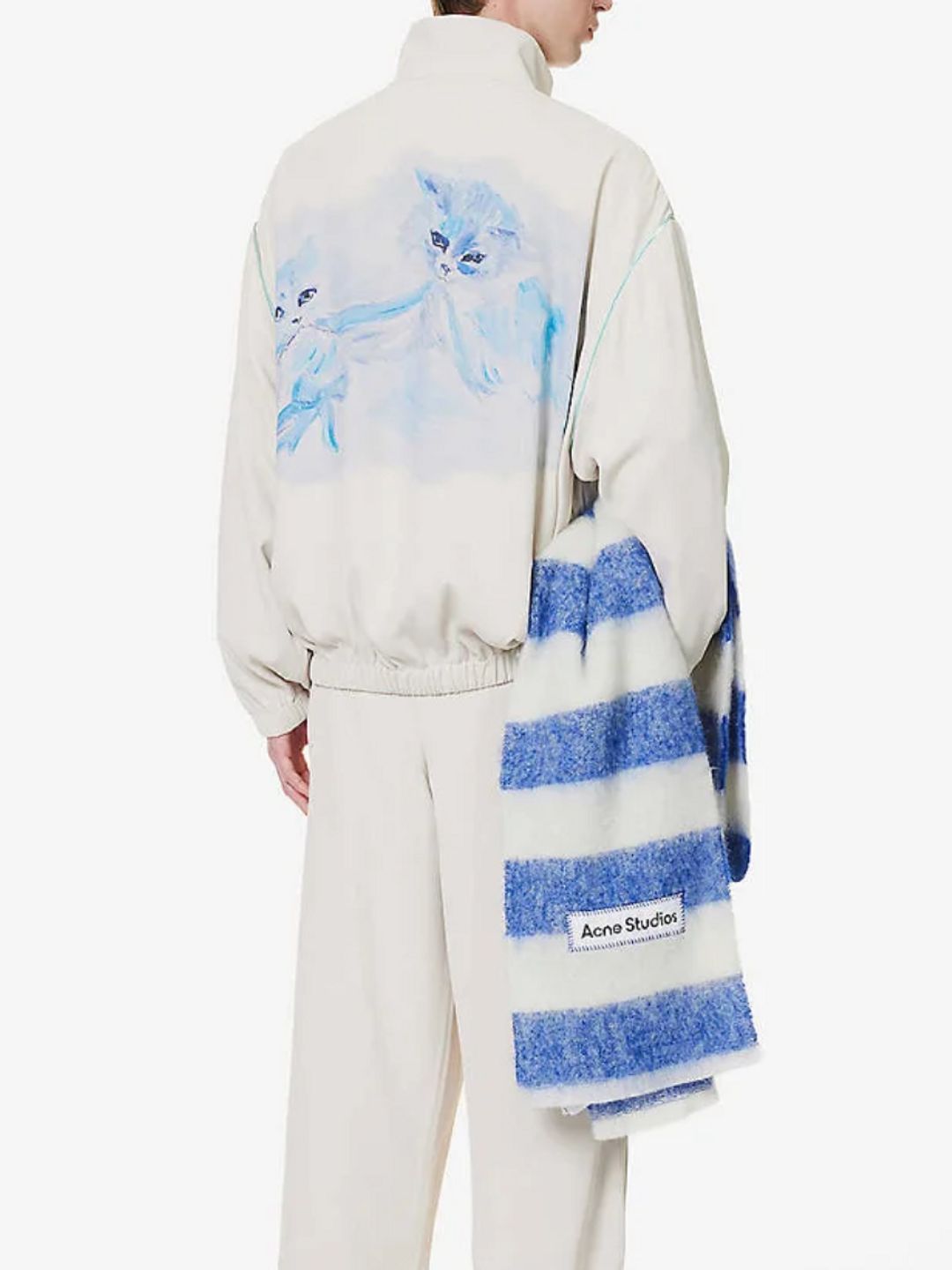 Acne Studio's new collection feature water colour cat motifs  