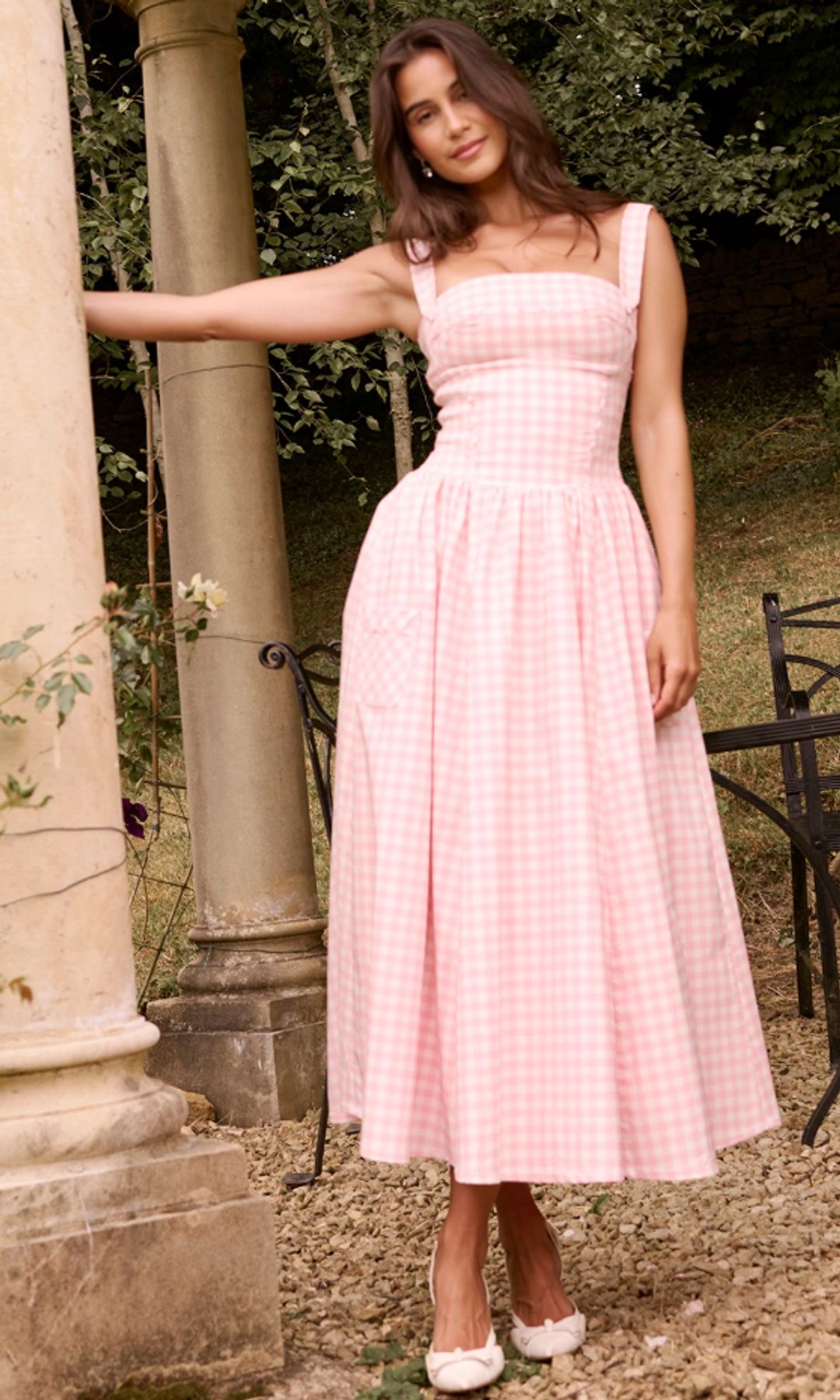 Gaun gingham